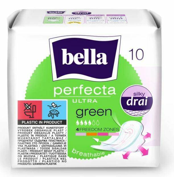 Bella Perfecta Green podpaski 10szt (Zdjęcie 1)