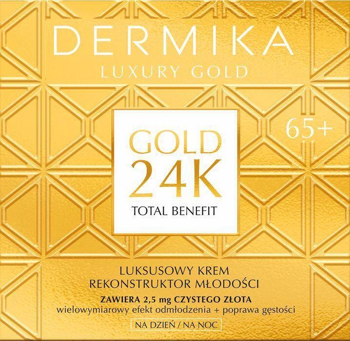Dermika Luxury Gold 24K krem 65+ 50ml