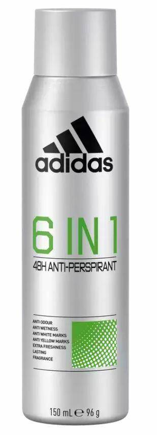Adidas Men deo spray  6in1 150ml