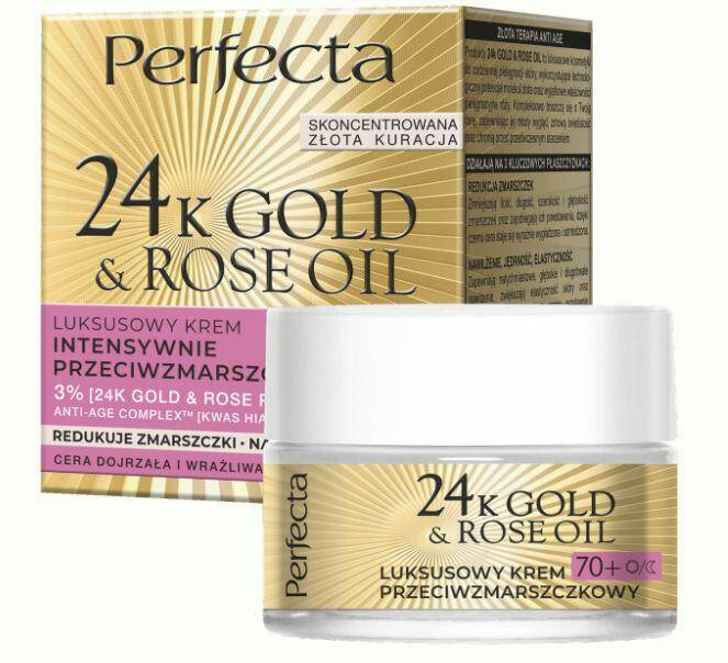 Perfecta 24K Gold & Rose Oil Krem 70+