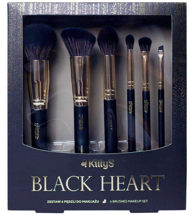 Killys 417212 Zestaw pędzli Black Heart