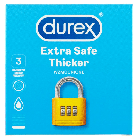 Durex prezerwatywy Extra Safe 3szt