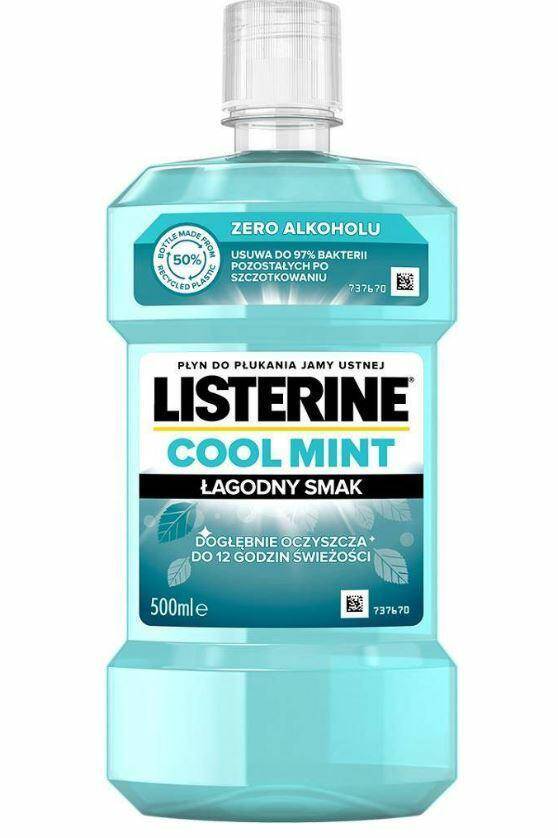 Listerine Cool Mint Łagodny smak 500ml