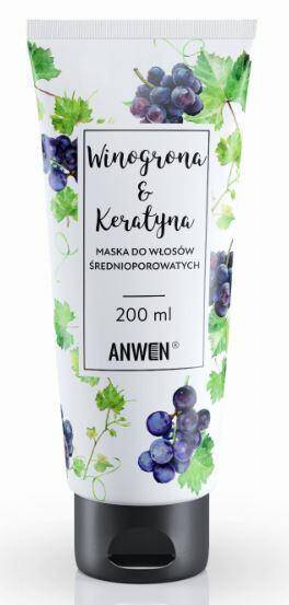 Anwen Maska Winogrona i Keratyna 200ml