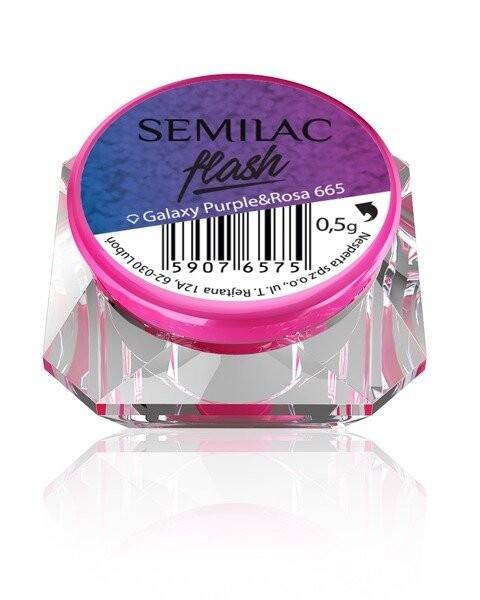 Semilac Flash Galaxy 665 Purple&Rosa