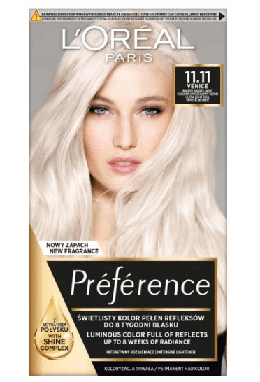 Loreal Preference farba do włosów 11.11