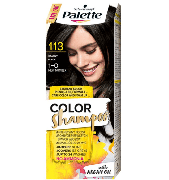 Palette Color Shampoo 1-0 Czarny