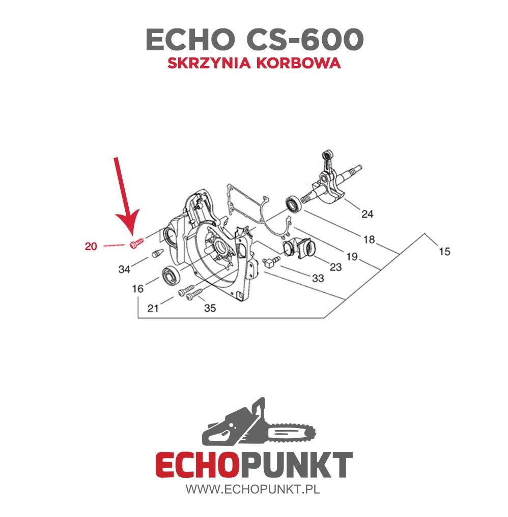 Śruba Echo V805-000010 (Foto 8)