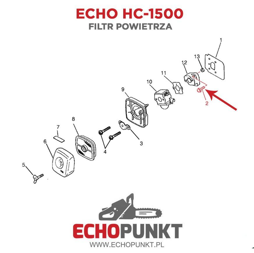 Wkręt uchwytu Echo CS-6703/420ES (Foto 6)