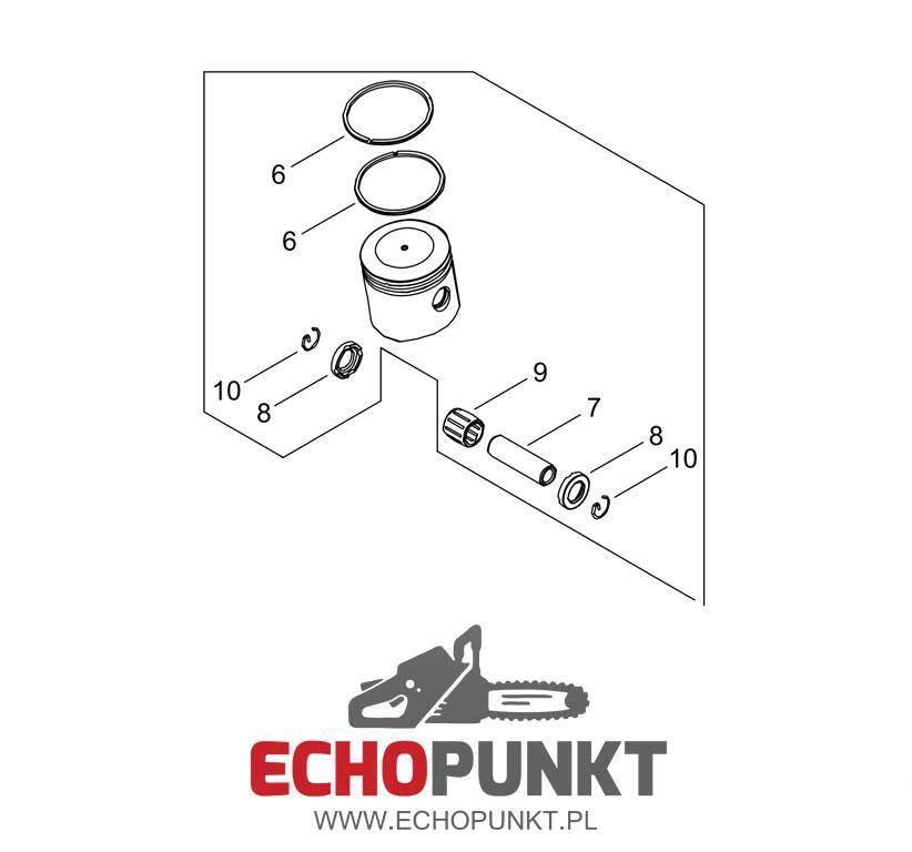 Tłok Echo SRM-3021TES