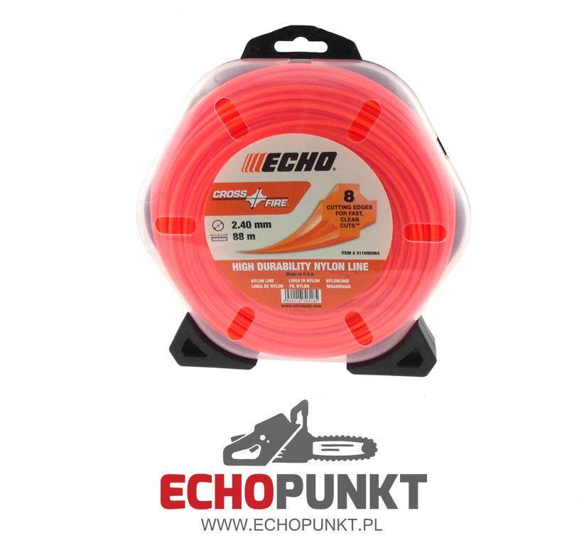 Żyłka tnąca ECHO CROSS-FIRE 2.7x10m