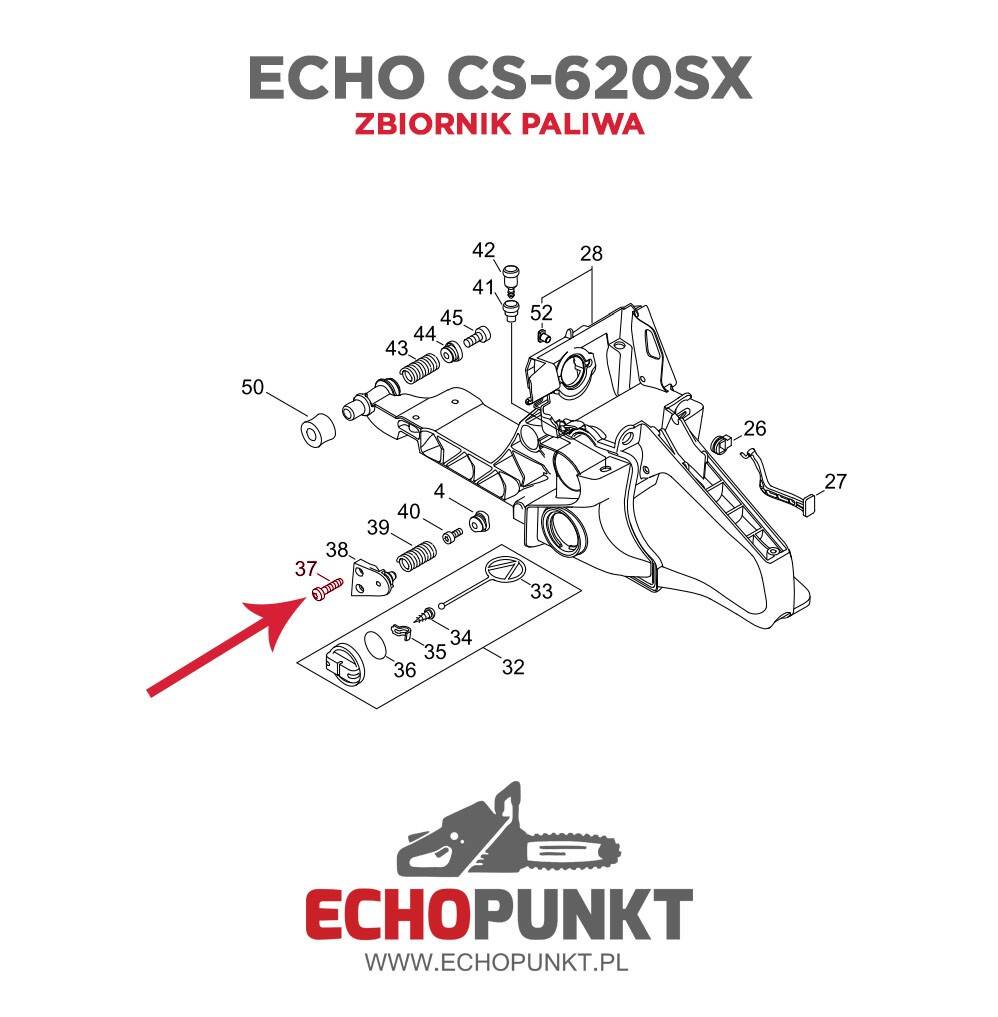 Śruba Echo V805-000010 (Zdjęcie 15)
