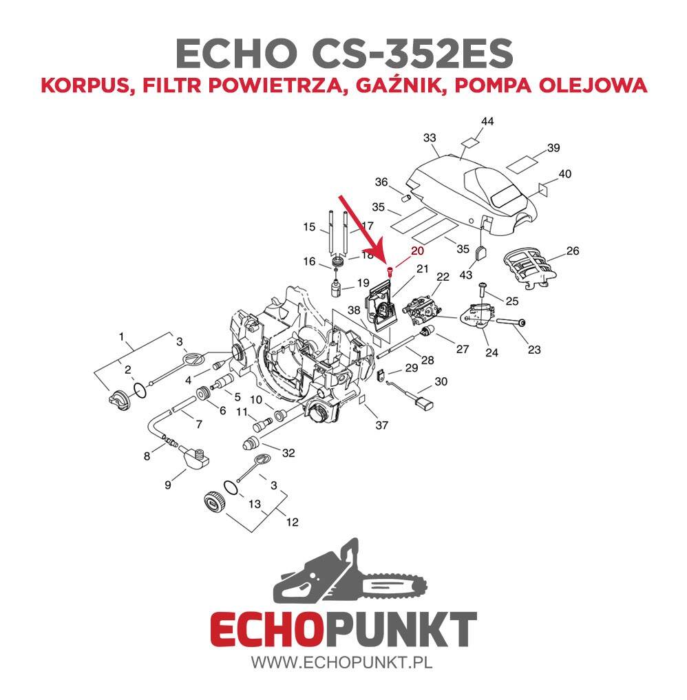 Śruba Echo V805-000010 (Foto 6)