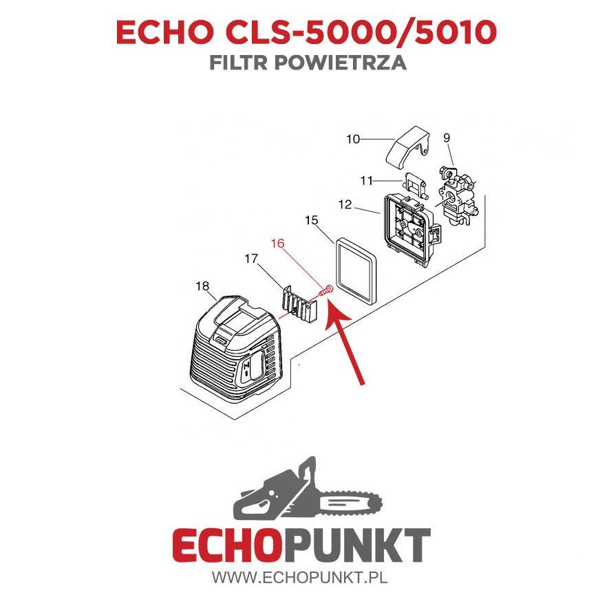 Wkręt Echo 900253-04008 (Zdjęcie 10)