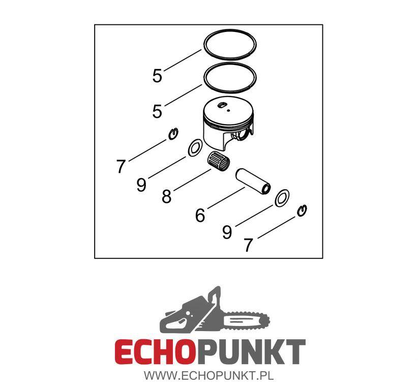 Tłok Echo SRM-3611T