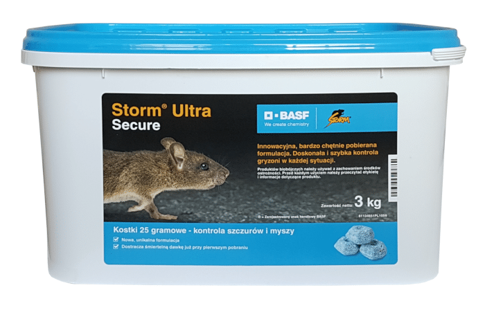 Storm Ultra Secure kostka 3kg trutka na myszy i szczury