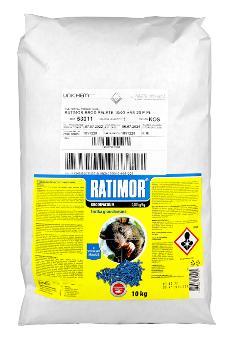 Ratimor / Brodifacoum granulat 10kg