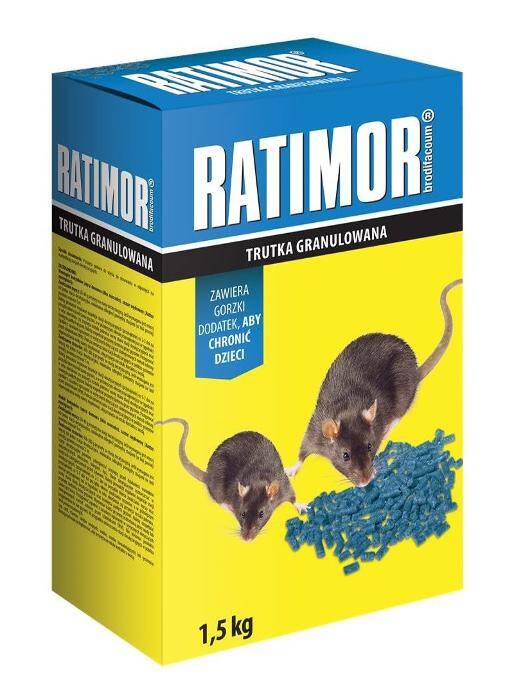 Ratimor / Brodifacoum granulat 1,5kg