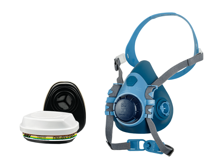 Zestaw OxyPro Chemic Pro+ półmaska silikonowa X7