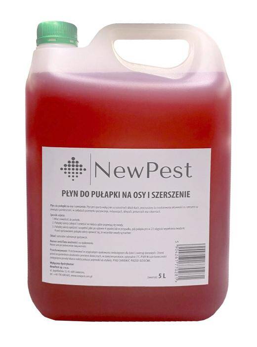 Płyn do pułapek na osy i muchy 5L atraktant NewPest