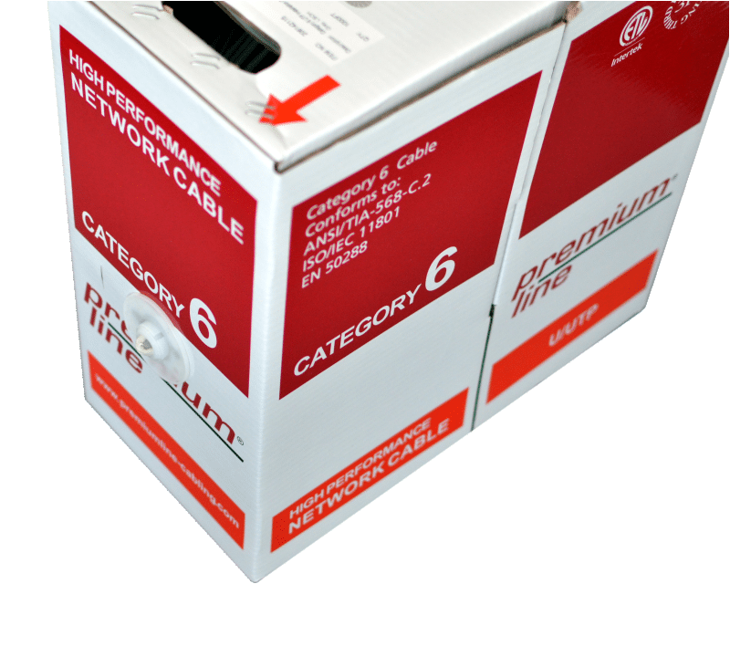 U/UTP kat.6 - kabel LAN 4x2x23 AWG, żyły