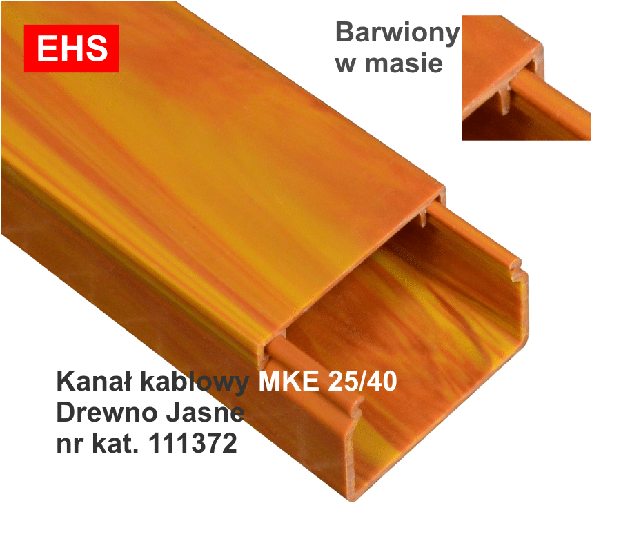 MKE 25/40 Drewno Jasne L=2m Kanał
