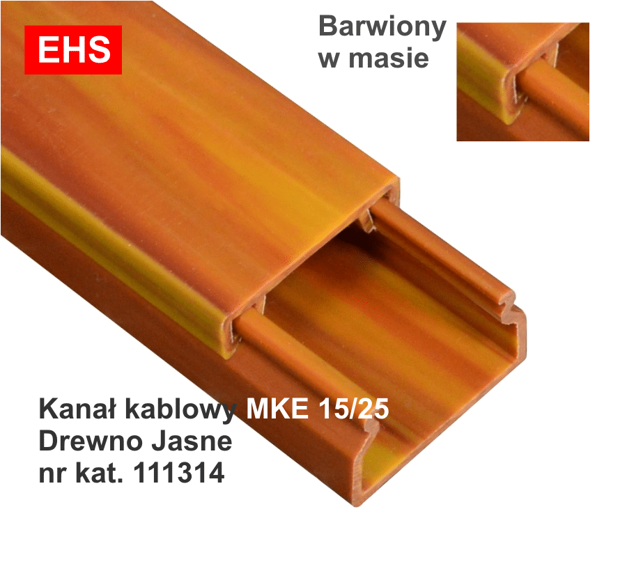 MKE 15/25 Drewno Jasne L=2m Kanał (Zdjęcie 1)