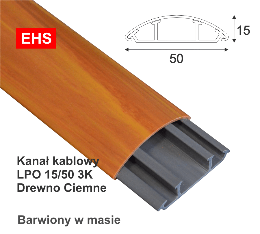 LPO 15/50 3K DC L=2m Kanał kablowy (Zdjęcie 1)