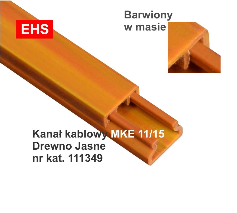 MKE 11/15 Drewno Jasne L=2m Kanał (Zdjęcie 1)