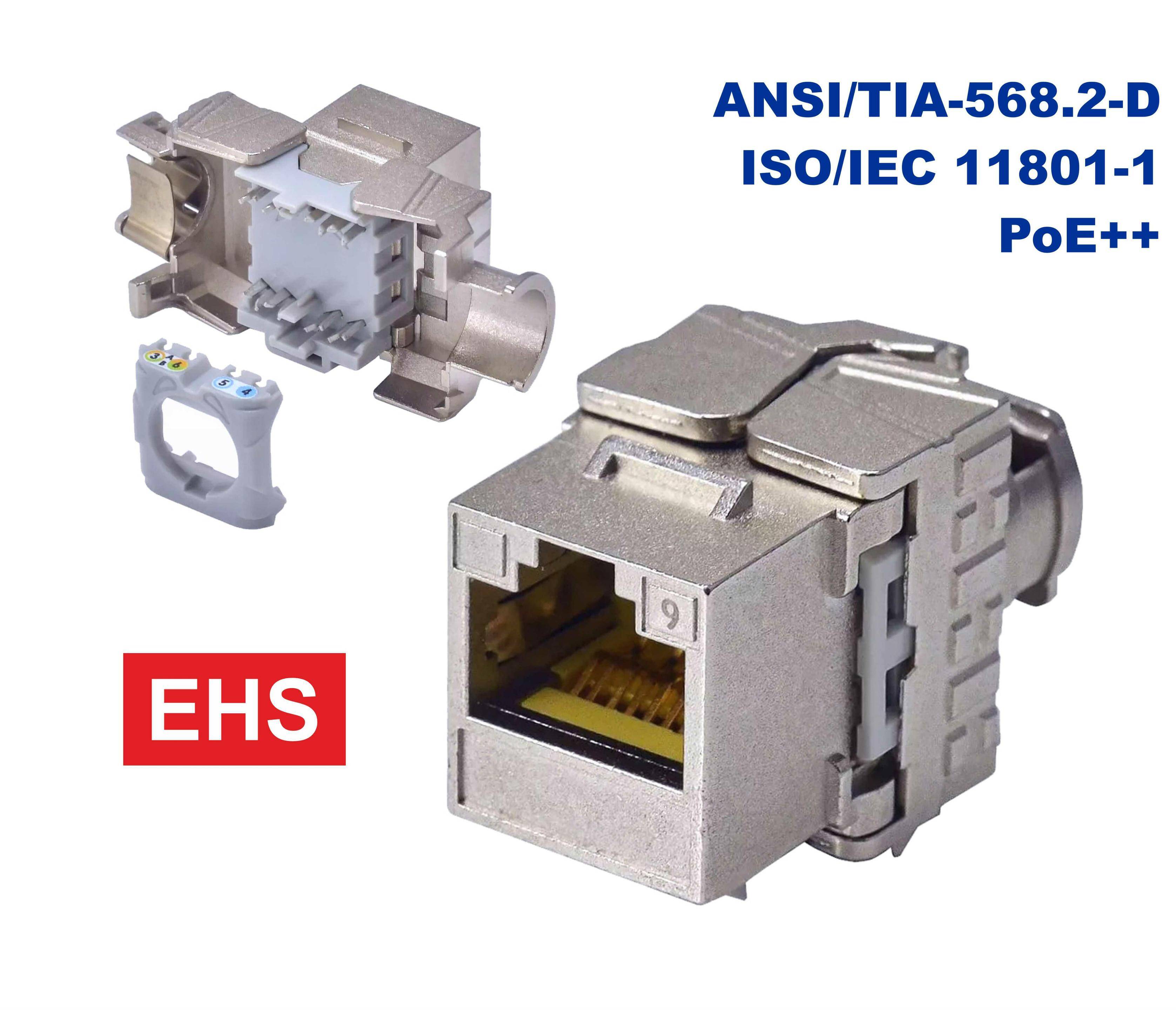 Gniazdo ekranowane S(F)TP kat.6 (5e)
