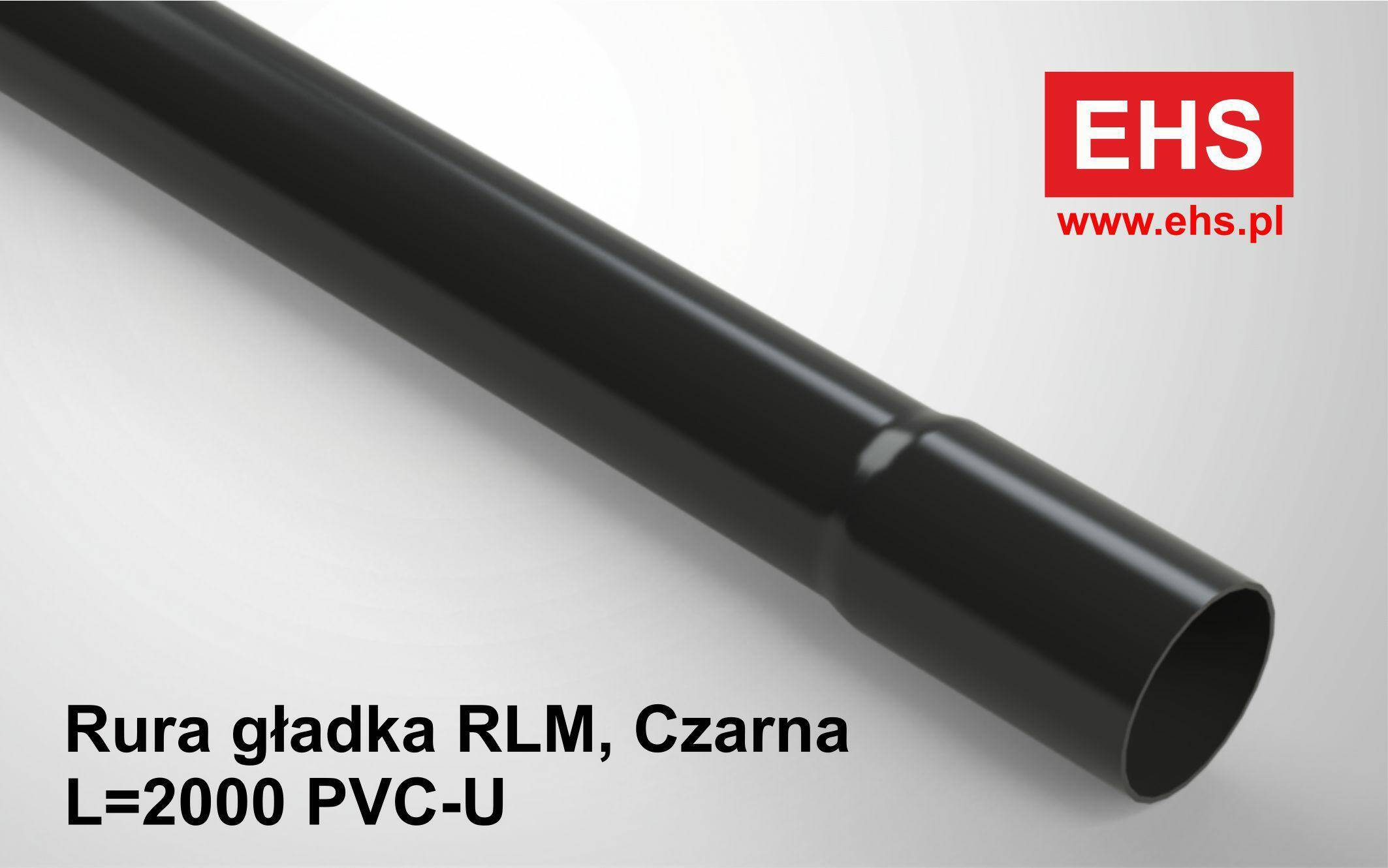 Rura czarna - RLM 16  L= 2 mb