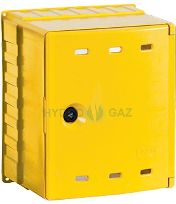 Szafka na zawór gazowy żółta WEBA (Photo 1)