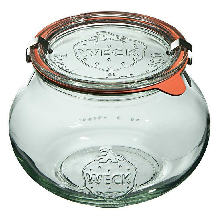 Słoik Deco 1062ml WECK komplet