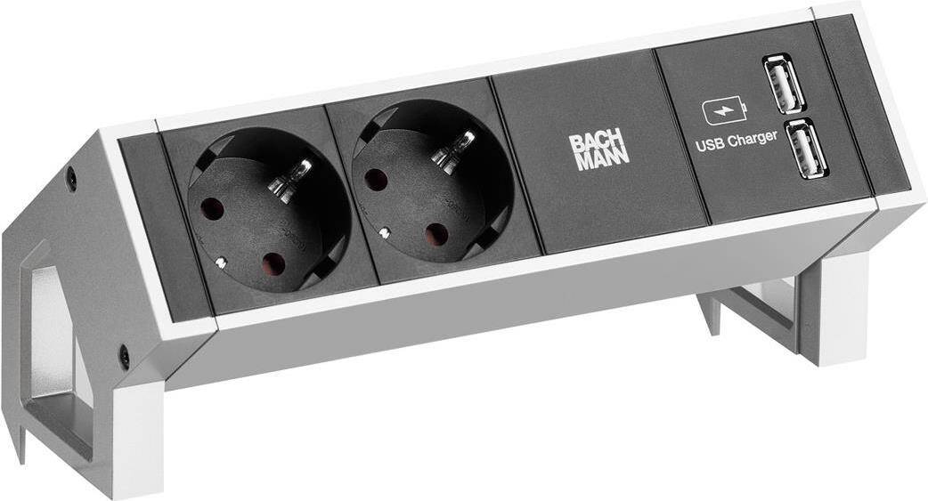 DESK2 LISTWA 3M. 2XSCHUKO ŁAD.USB A/A