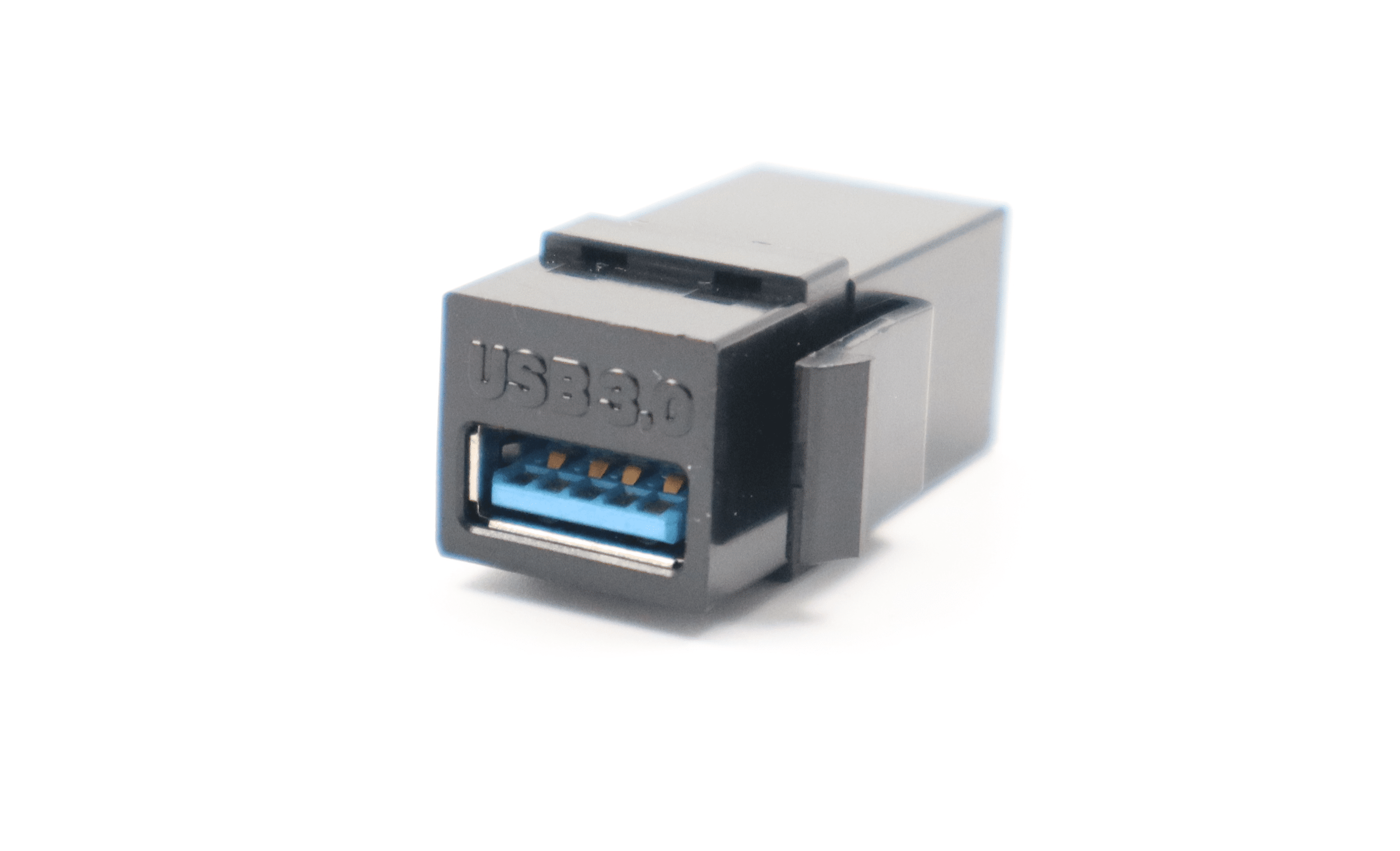 ZŁĄCZE USB 3.0 A/A KEYSTONE CZARNE