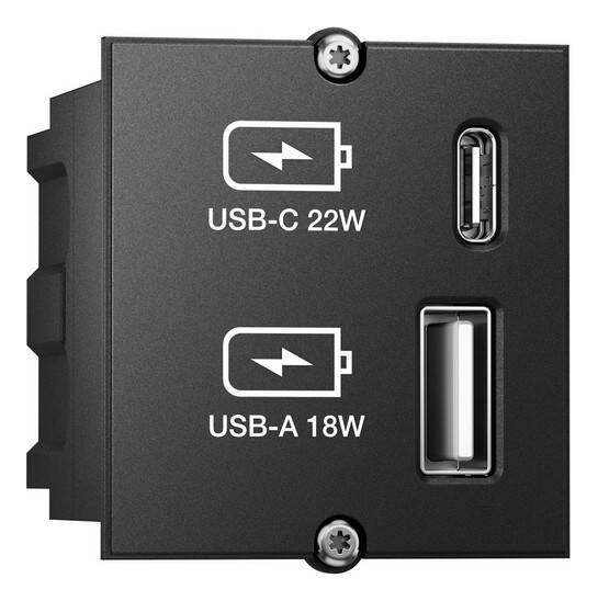 MODUŁ ŁADOWARKI USB A/C 22W