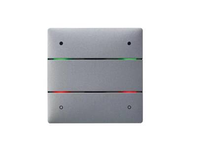 PRZYCISK 4-KROTNY iON 104 KNX SREBRNY