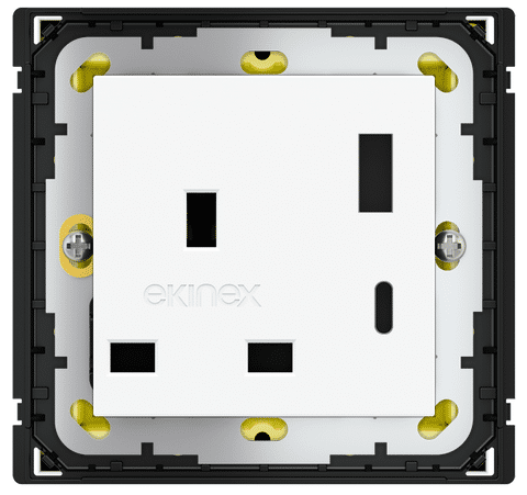 GNIAZDO UK + USB A-C