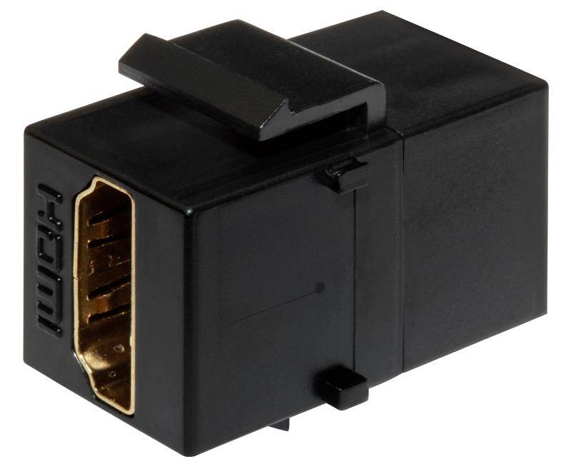 ZŁĄCZE HDMI 2.0 CZARNE KEYSTONE