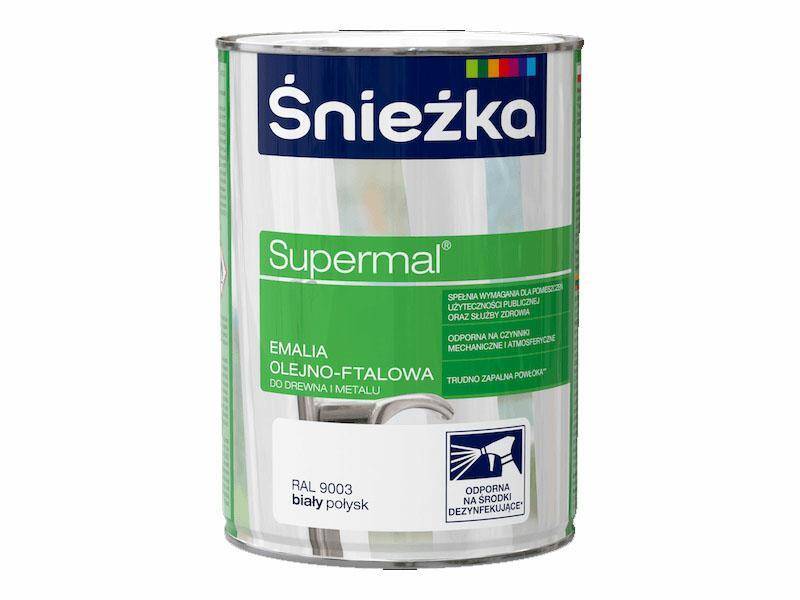 SUPERMAL OLEJNO-FTALOWA 0,8L BIAŁY