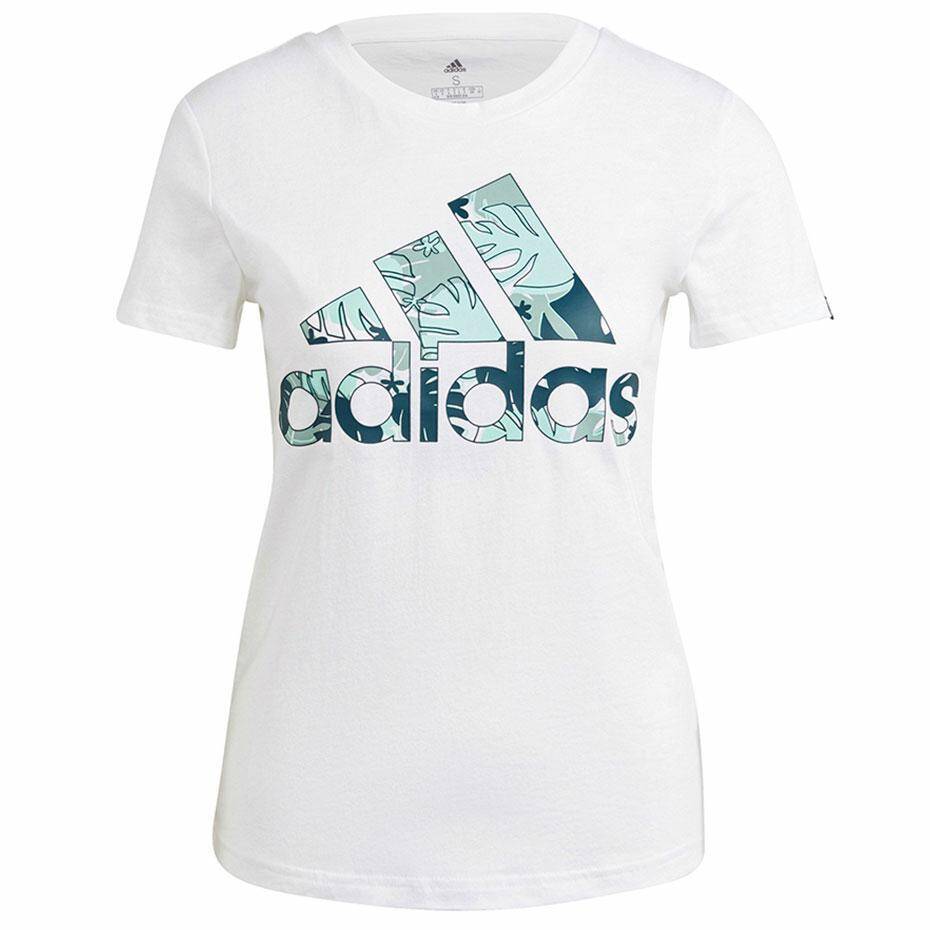 Adidas koszulka damska Tropical GL6845 #L biała
