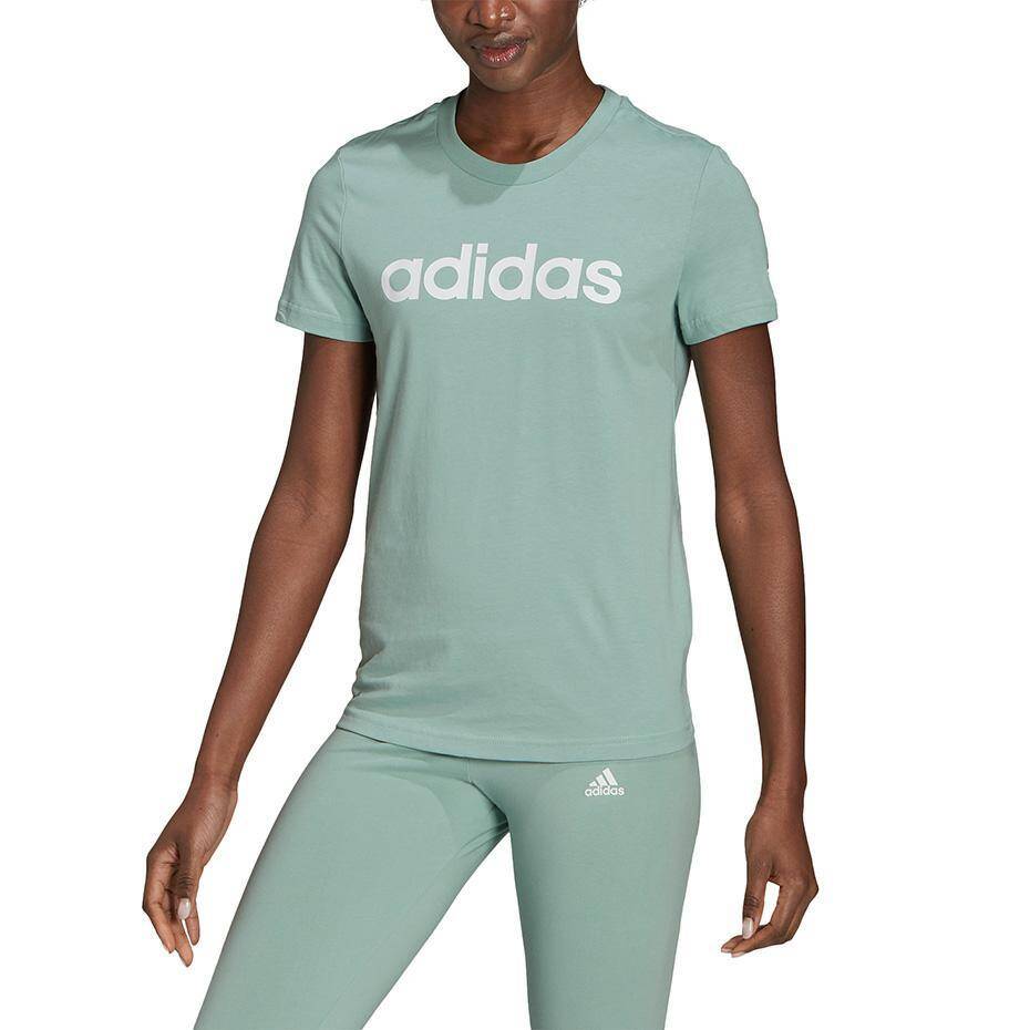 Adidas koszulka Essentials Slim GL0776 #S miętowa