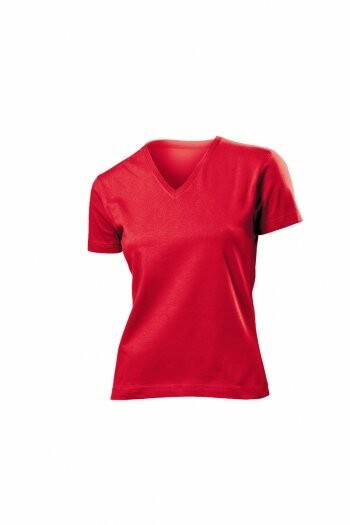 ST2700 Tshirt women 155G V-NEC SRE #XL