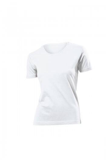 ST2600 TSHIRT WOMEN 155G WHI #L