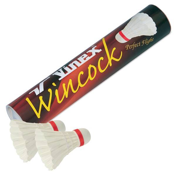 Lotki do badmintona piórkowe Wincock