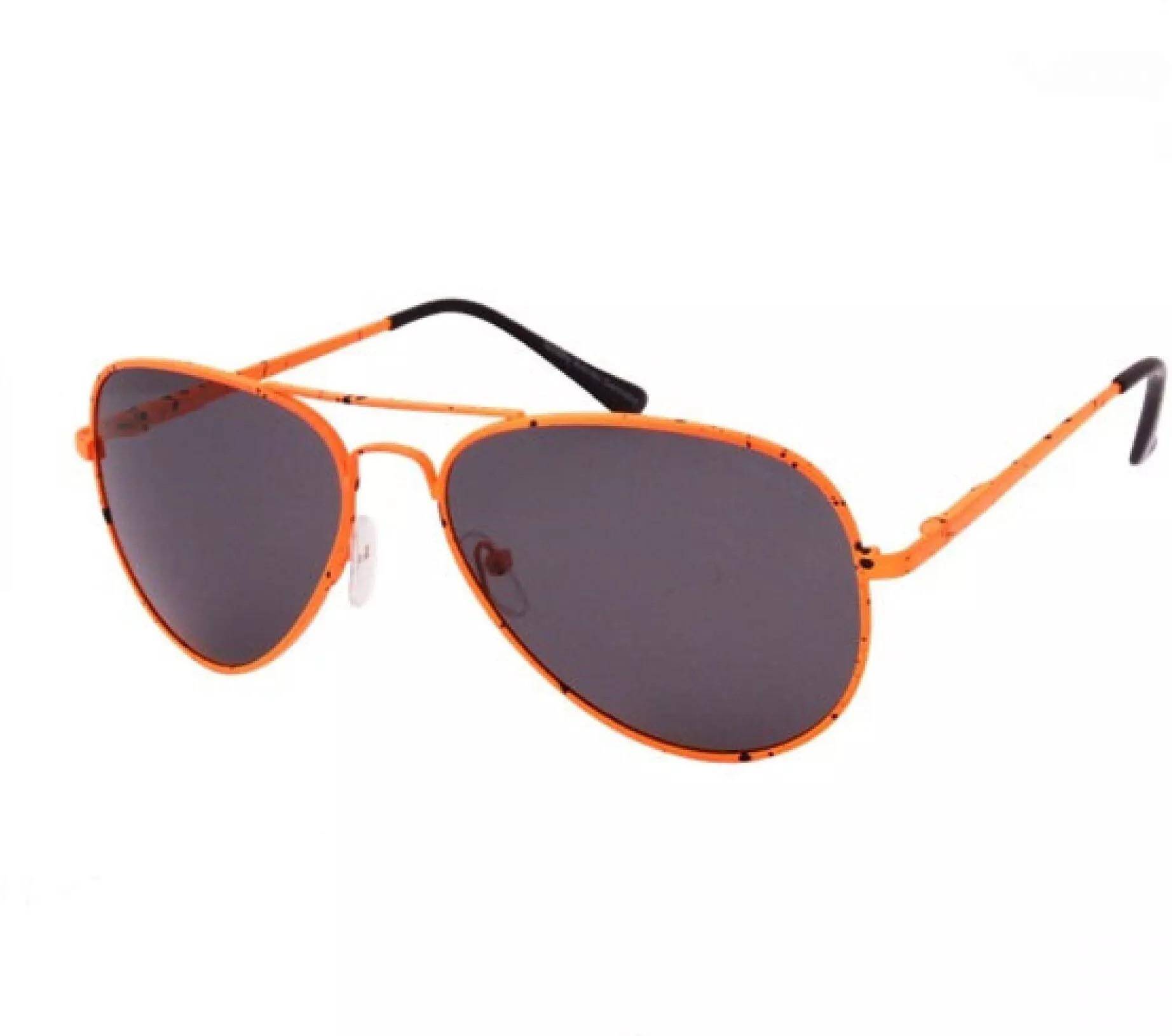 Brenda okulary M7048 HM Shiny Orange/Smoke 