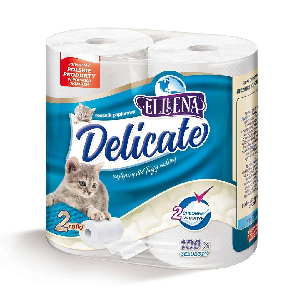 DELICATE Ręcznik papierowy 2 Rolki (16)