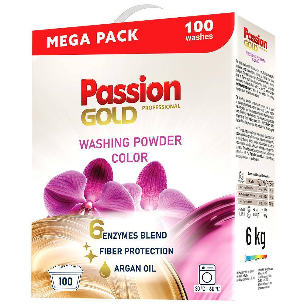 PASSION GOLD Proszek 100 Prań 6kg