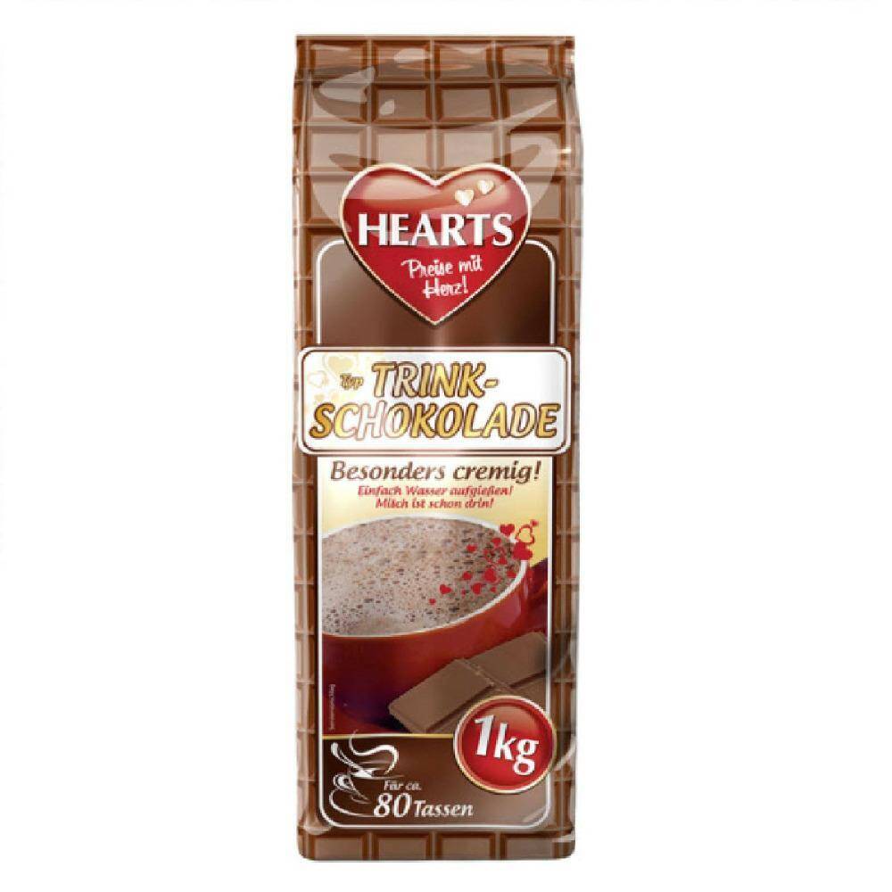 HEARTS Czek. 1kg Trink-schokolade (10)