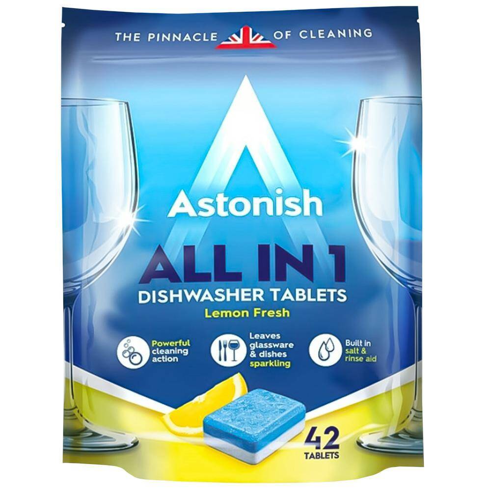 ASTONISH Tabletki do zmywarki 42szt All